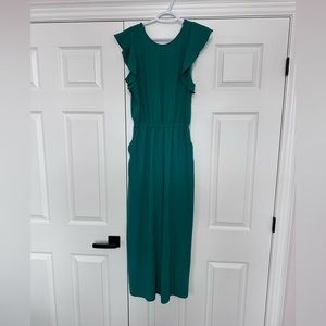 Wilfred Ruffled Romper Green Size Medium Worn Once